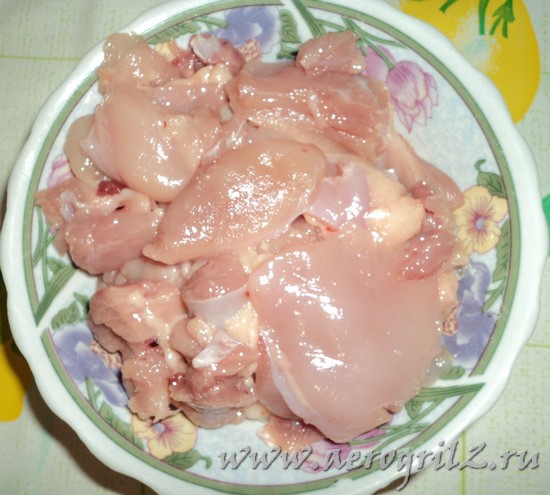 Куриные колбаски с сухими грибами