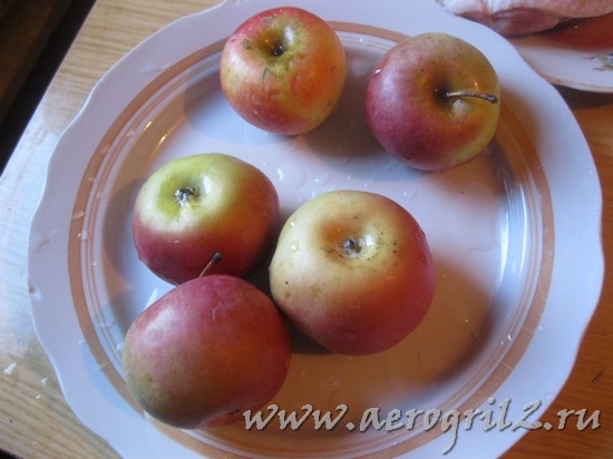 Рецепт утки с яблоками и медом